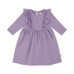 Medvilninė suknelė violetinės spalvos