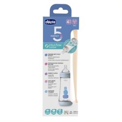 Buteliukas Chicco Perfect 5 300ml 4m+ mėlyna