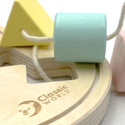 CLASSIC WORLD Pastelinė kūdikio rinkinio dėžutė, pirmieji mokomieji žaislai nuo 12 iki 18 mėnesių
